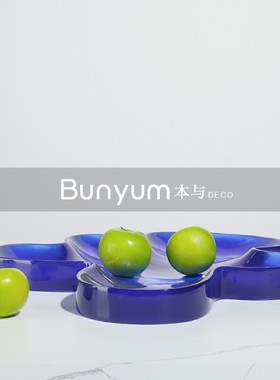 简约样板间软装饰品o酒店家居客厅茶几餐桌托盘收纳盘桌面摆件