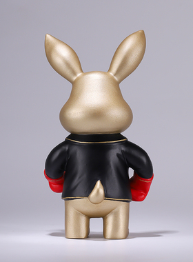 铜摆饰《学院十二生肖》q铜工艺礼品摆饰 家居饰品 生日礼物兔生