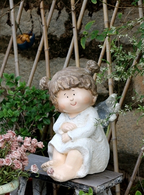 花园摆件 庭院户m外园艺杂货园林景观雕塑装饰别墅花盆造景