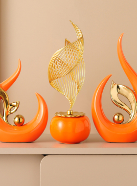 风生水起a摆件轻奢家居客厅电视酒柜玄关装饰品新房子乔迁礼物