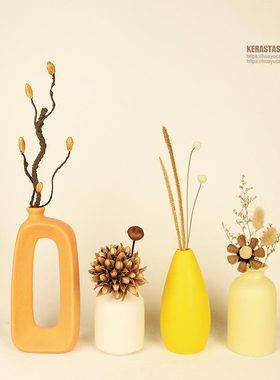 干花摆件家居饰品桌面高档房间电视柜玄关客厅P展示柜装饰品简约