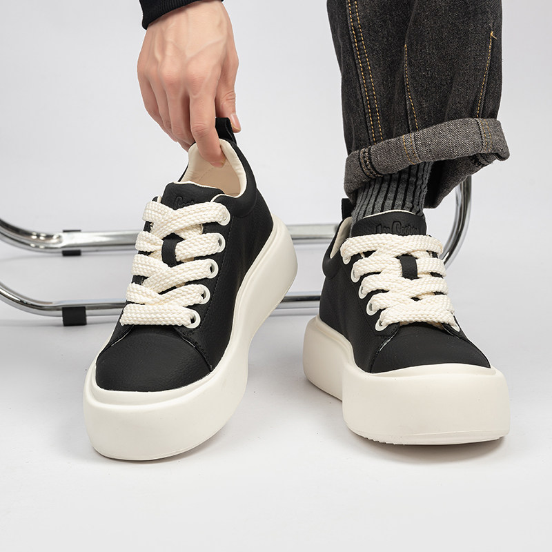 Lee Cooper厚底内增高7CM板鞋男秋冬新款运动休闲百搭小白鞋潮鞋,淘宝优惠券,粉丝福利购,淘宝优惠卷