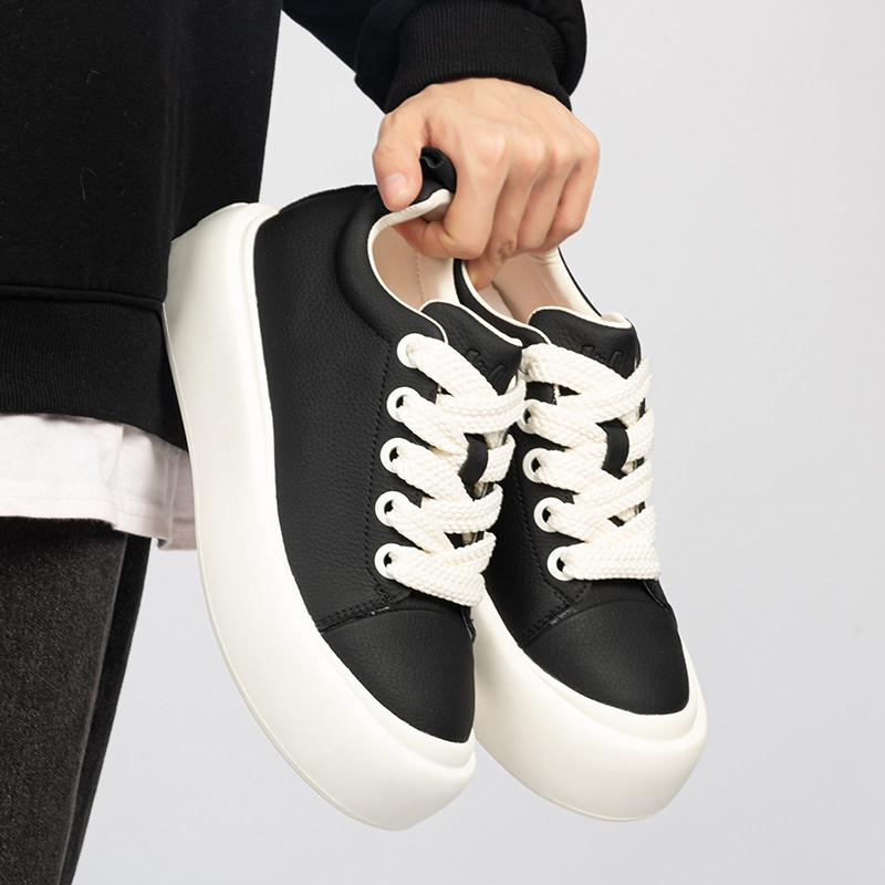 Lee Cooper厚底内增高7CM板鞋男秋冬新款运动休闲百搭小白鞋潮鞋,淘宝优惠券,粉丝福利购,淘宝优惠卷