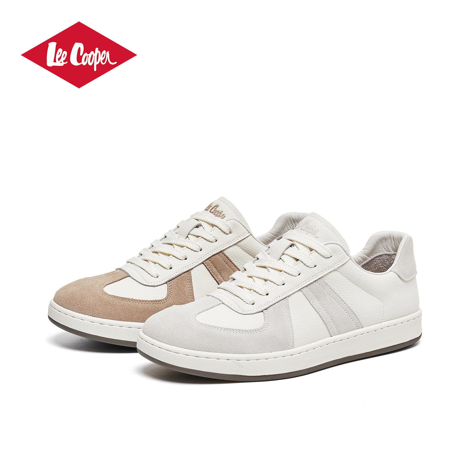 Lee Cooper小白鞋男款2026春秋款增高轻便运动鞋百搭低帮休闲板鞋,淘宝优惠券,粉丝福利购,淘宝优惠卷