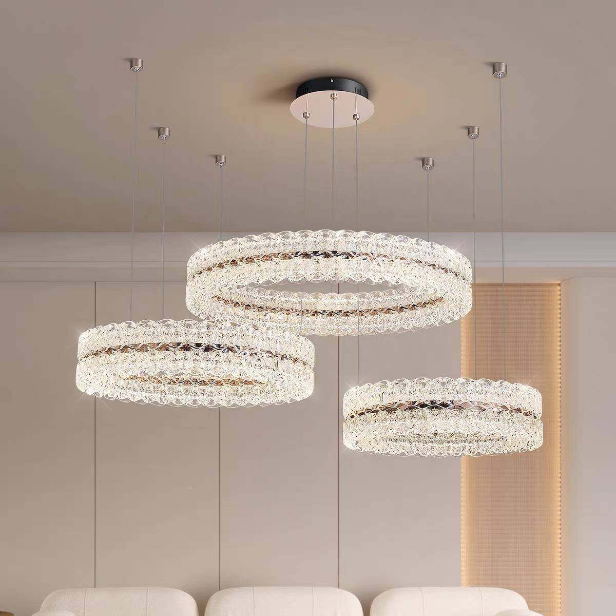 客厅吊灯简约现代波浪客厅大灯轻L奢E225新款D全光谱839护眼大0厅,淘宝优惠券,粉丝福利购,淘宝优惠卷