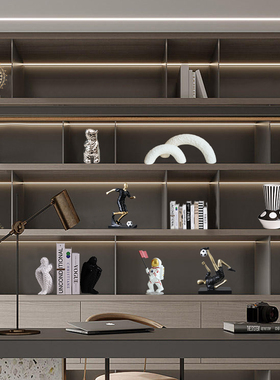 轻奢高档客厅玄关电o视柜酒柜摆件家居装饰品摆设办公室工艺品