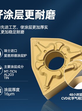 WNMG080404/080408桃形钢件刀粒数控外圆刀片桃型刀头机夹车刀片