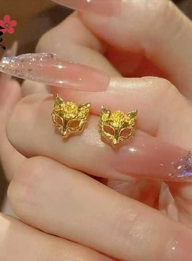 2025新款狐狸面具首饰国风新中式