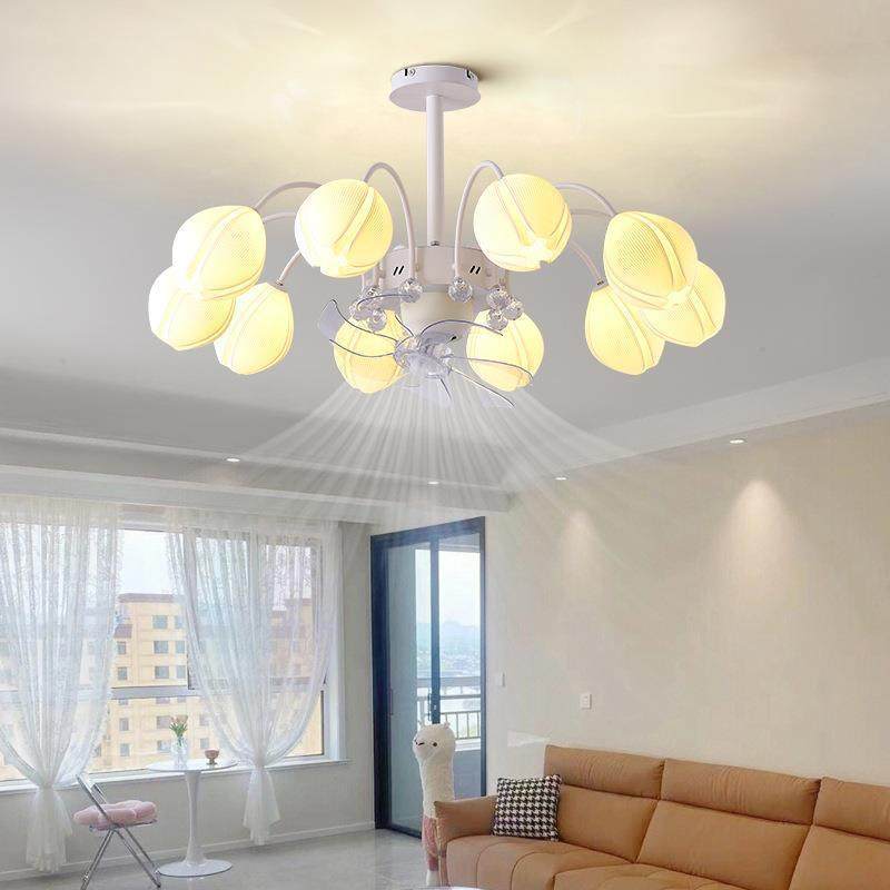 吊407灯奶油风风扇灯厅吊全扇灯卧室餐厅吸顶灯屋灯客具组合新款,淘宝优惠券,粉丝福利购,淘宝优惠卷