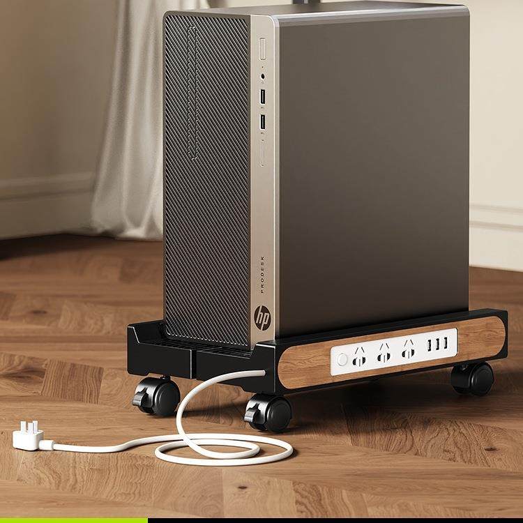 电脑主机托架可动家机箱DBV底座支架带滑轮置物架用移式托盘放台,淘宝优惠券,粉丝福利购,淘宝优惠卷