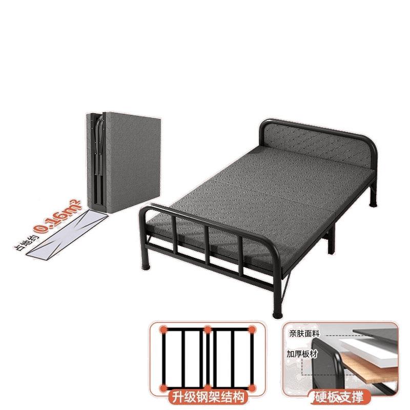 折叠床用单人床家办公室午休简易成人见详情铁架便携床出租屋人双 - 图3