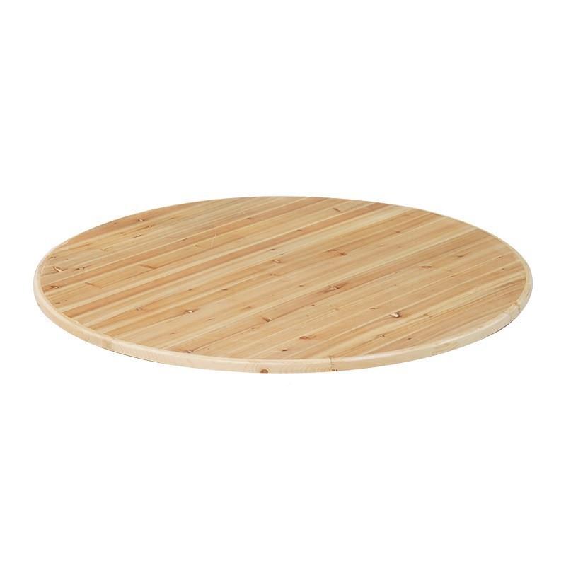 加厚大圆QLF面饭店家用圆杉木实酒木餐桌形折叠桌腿20人店桌圆桌 - 图2