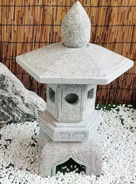 青石仿古石灯厂家公园庭院中式落地景观灯广场草坪太阳能石灯摆件