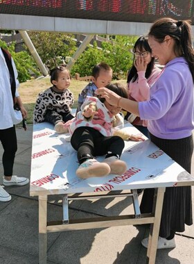 不锈钢工作台折叠桌车间操作台快餐桌台厨房桌长方形培训桌地摊桌