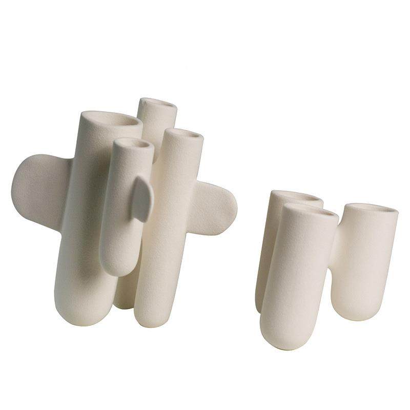 轻奢简约房陶瓷术花瓶摆件售楼艺处居家OPU样工艺品软装板插花器,淘宝优惠券,粉丝福利购,淘宝优惠卷