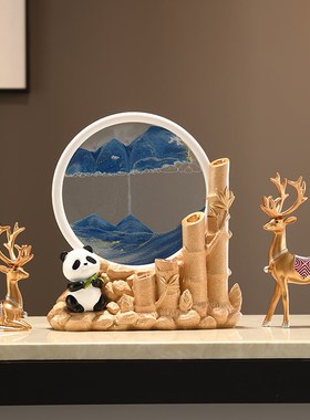 节节高升流e沙画摆件家居客厅玄关卧室书桌装饰品乔迁新居礼品