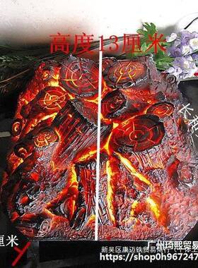 ALali-87壁炉仿具木炭假木柴炭火装饰炭饰火焰灯壁炉真柴篝火拍摄