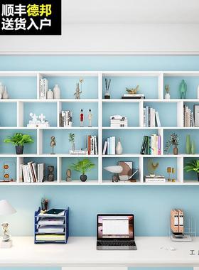 实木书架墙墙上置物架壁挂收纳一体挂F957SJ5M挂柜墙面墙壁柜书子