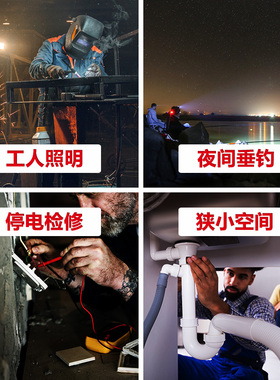 大有20V锂电LED手提强光投光灯充电户外露营广场舞照明灯射灯5532