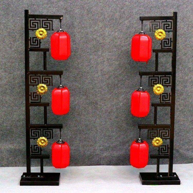 中国风宫婚庆道具汉唐仿古灯三联灯笼铁新中式婚礼引艺屏路风0302,淘宝优惠券,粉丝福利购,淘宝优惠卷