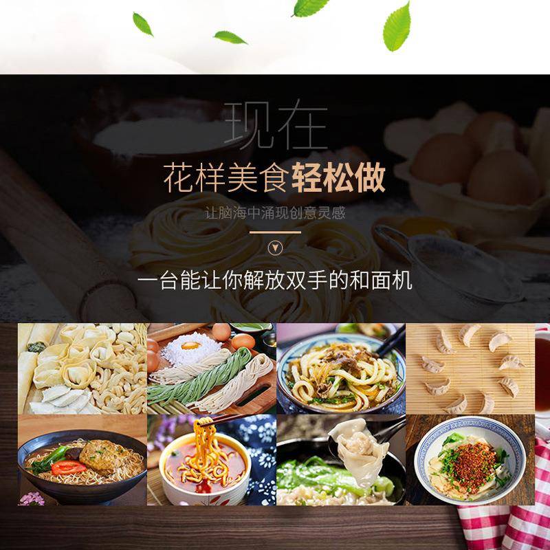 商用面制品和面机4包粉欧式和面机包子馒头揉面机搅拌机烘焙设备 - 图2