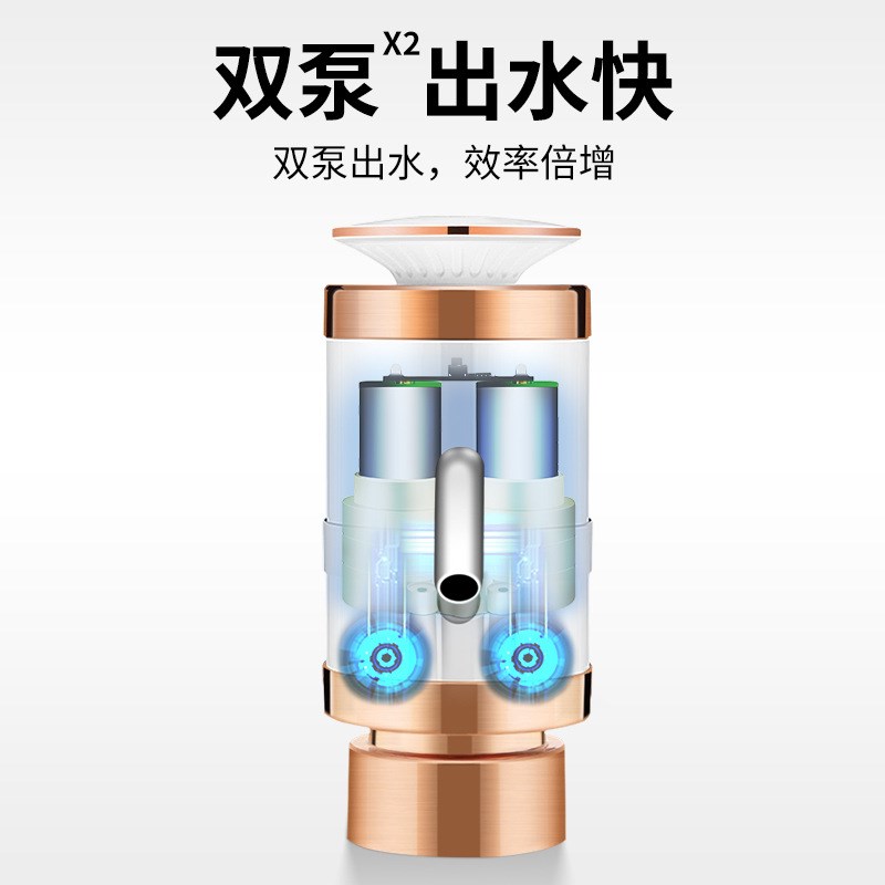 子路桶装水电动抽水器B1双泵长续航 - 图1