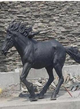 铸铜飞型城市马踏燕雕塑马06马铜制作青铜广大场景观绿地摆件