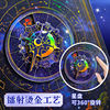 Twelve constellations junior high school classmate record 2026 new good-looking primary school students sixth grade starry sky high school graduation album loose-leaf rotatable astrolabe without collision blue hot silver creative classmate record