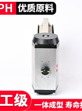 国标PPH气动蝶阀化工PPR水管对夹式高平台方杆阀门硬密封150 PN16