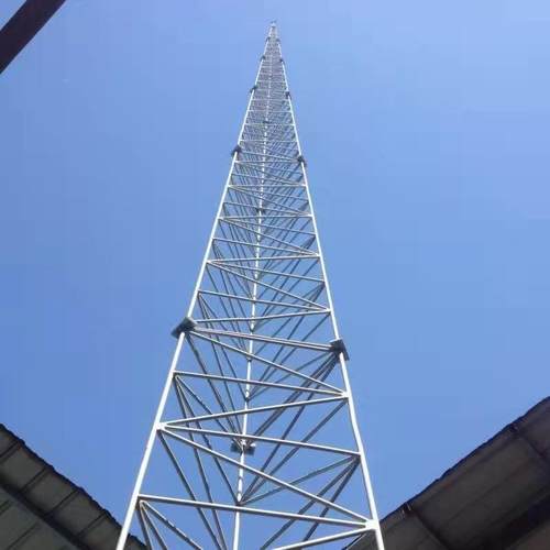 钢GJT系OTV镀列圆避雷塔钢管杆热锌钢防雷塔变角电站超高层专用 - 图1