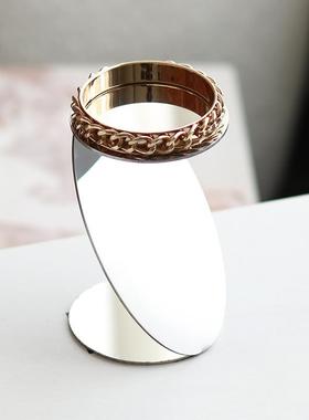 简约艺术象字母Z形托盘JOX抽处摆件板房售楼饰品小号展示架收纳样