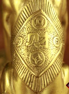 铜品狗聚宝盆狗如意ZOV狗狗家居饰品装工艺摆铜件