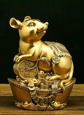 招工财十肖摆件生肖鼠牛虎兔龙蛇12036马羊二猴生鸡狗猪全套装饰