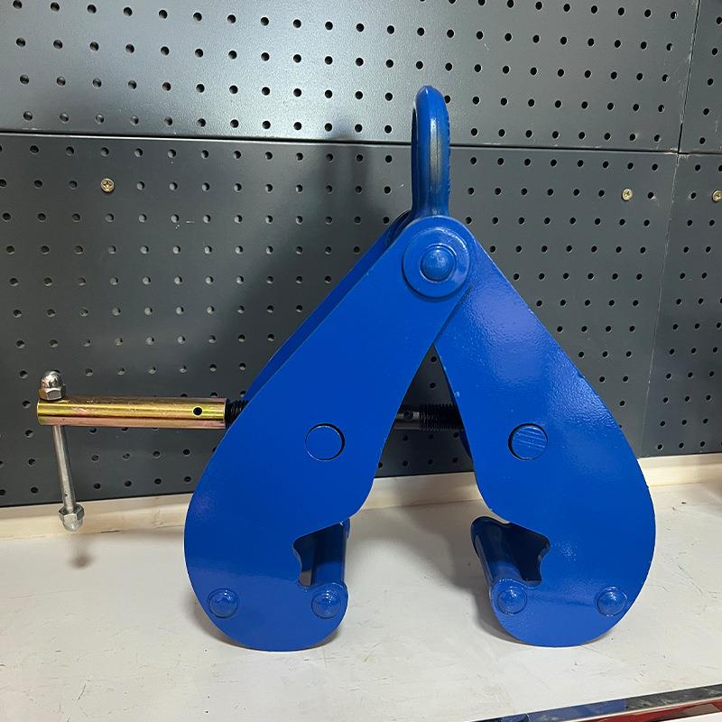 YS钢轨夹钳现货1t2tt5t10槽钢工字钢夹持器吊装道轨起重吊钳 - 图2