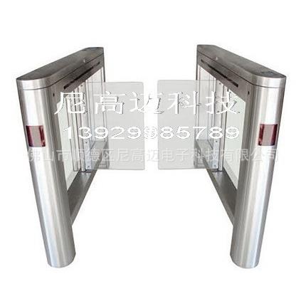 NGMVBL finger print access control, attendance automatic swing gate, fingerprint gate model, release electric thin model gate
