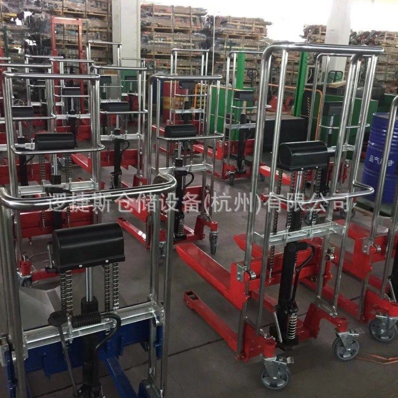 手动轻型串杆堆高车升高卷料升降机叉车上料装卸车液压串杆串轴车,淘宝优惠券,粉丝福利购,淘宝优惠卷