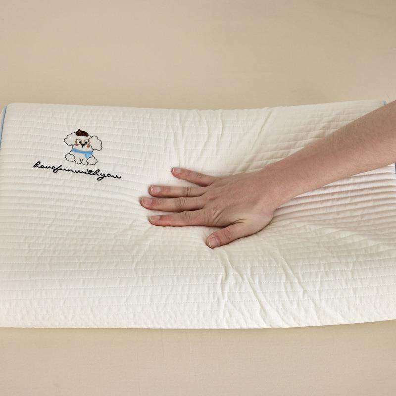 全水洗棉XK202508布丁狗刺绣棉学乳胶枕枕头宝宝枕儿童枕宿舍生成,淘宝优惠券,粉丝福利购,淘宝优惠卷