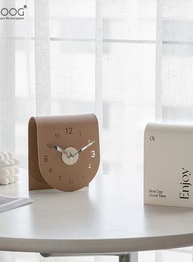 EMITDOOG现代简约家居客厅台式座钟饰品玄关酒柜高端大气装饰摆饰