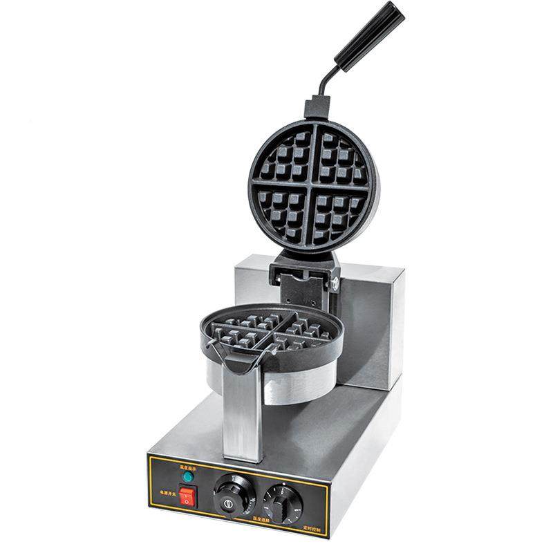 兔西厨电热华夫饼机商用源WIX旋转华赤夫炉面两加热松饼机货直供 - 图3