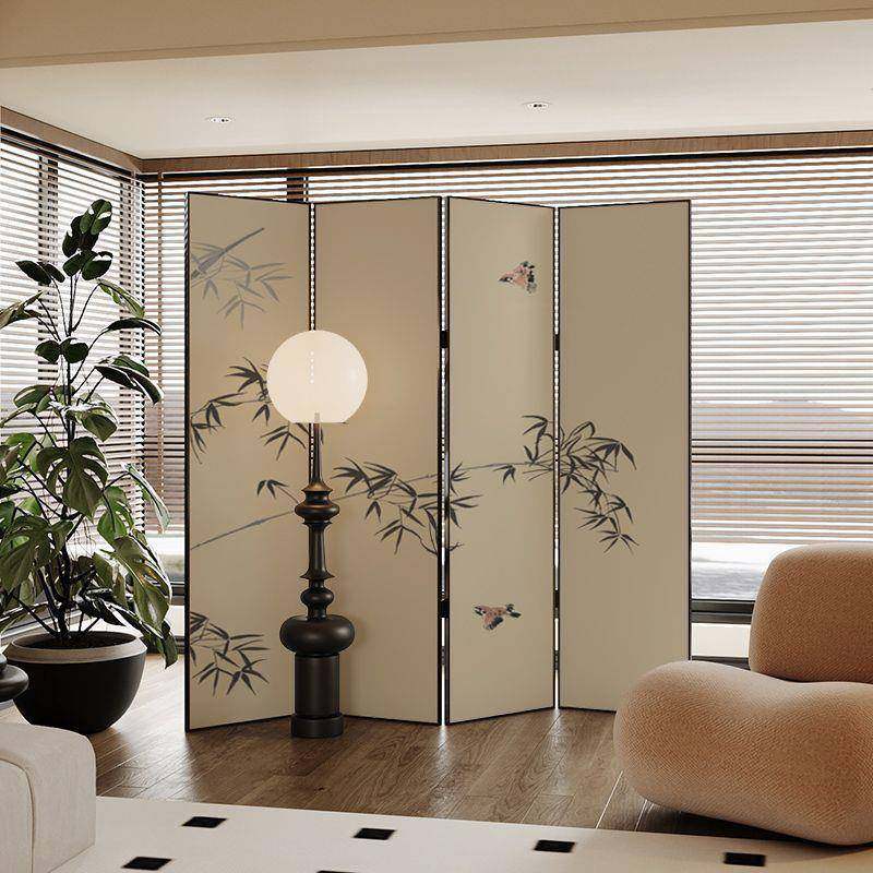 法式中古屏风隔断客厅遮挡家用装饰别墅玄关卧室移动折叠现代Tω,淘宝优惠券,粉丝福利购,淘宝优惠卷