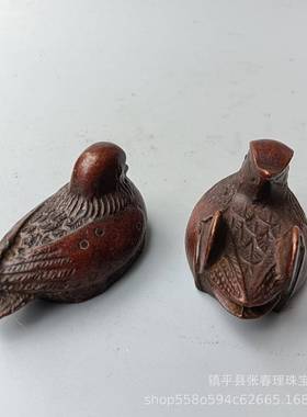 厂家古铜心铜鸳鸯实摆件居家客厅0001办公室创意器工艺仿品摆件