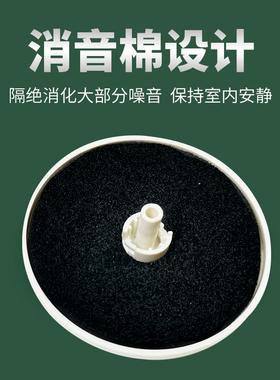 圆形方形按压式风口三档可调新风系统配件出排回风口消音过滤降噪