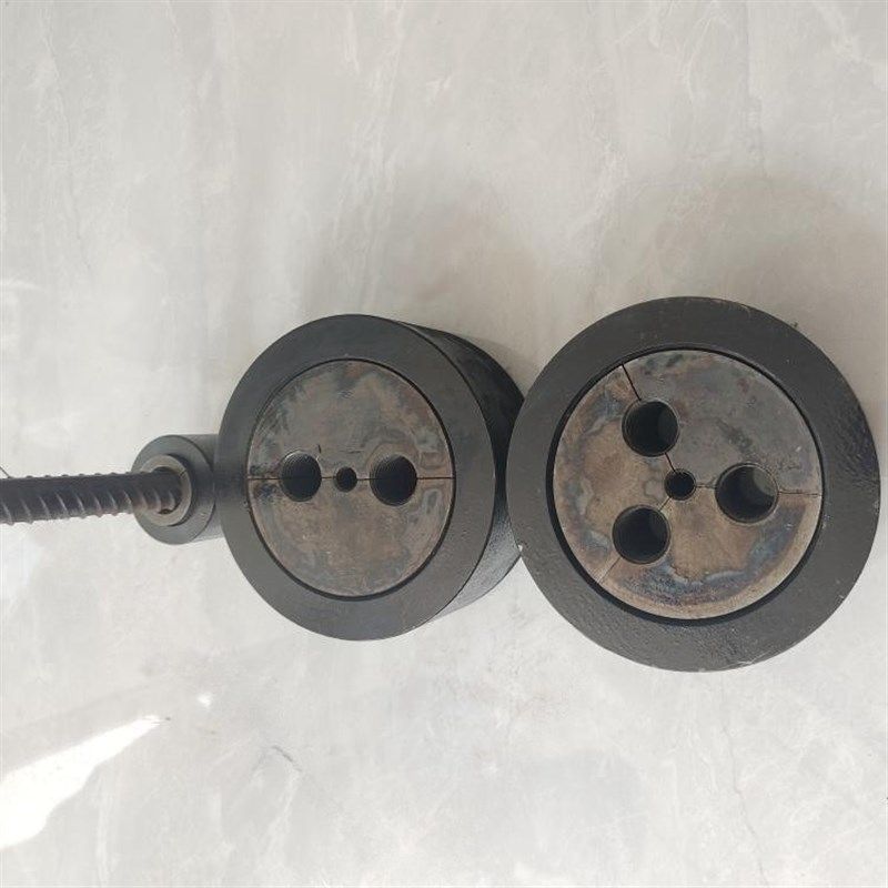 22-3孔三孔锚杆锚具夹具 28螺纹锚索 两根钢筋拉拔锁具价格低,淘宝优惠券,粉丝福利购,淘宝优惠卷