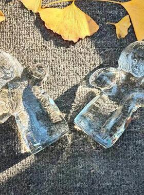 魔幻手机傻妞归来一透明水晶娃娃送女友生日礼品七彩灯光