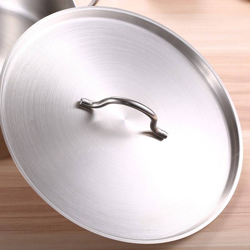 304不锈钢三汁焖锅专用复合底锅双耳清汤锅鸳鸯锅火锅汤锅海鲜锅 - 图1