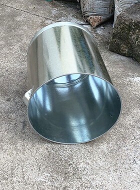 50L加厚水桶镀锌白铁桶铁皮水桶铁桶金属桶直桶提油桶打水井桶