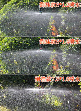 大棚倒挂微喷头360度旋转雾化农用蔬菜大棚浇水喷灌喷雾降温喷水
