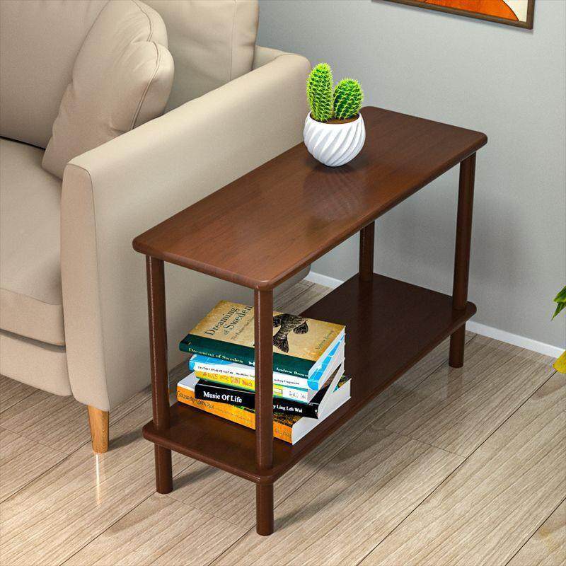 沙发几实木现代简茶约侧边无品牌/柜长条边茶几厅双层长方形客桌,淘宝优惠券,粉丝福利购,淘宝优惠卷