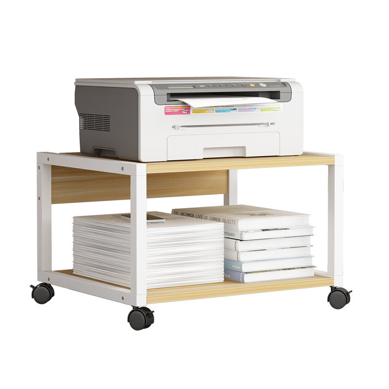 Printer storage rack under table storage rack table side photocopier host bracket desktop storage rack
