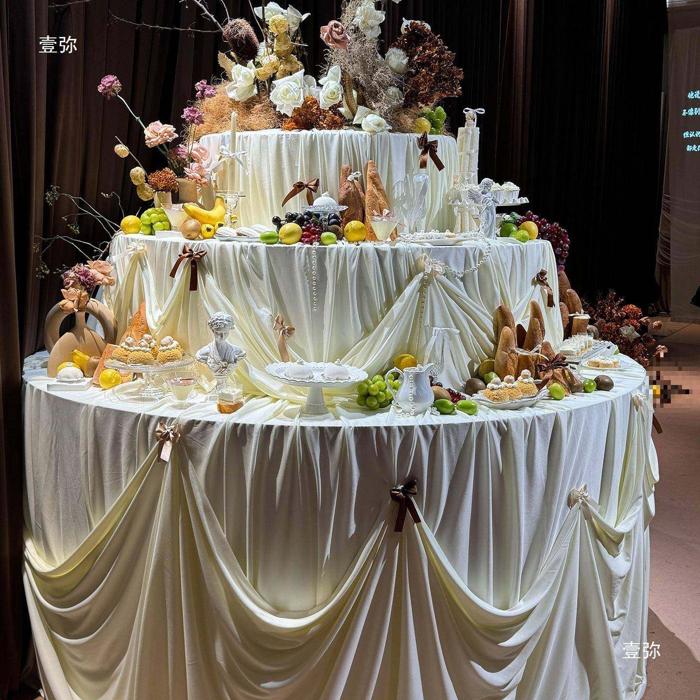 婚庆铁艺道具形品层多蛋糕架甜桌婚t$*&j#hf礼圆三层甜品台布置派,淘宝优惠券,粉丝福利购,淘宝优惠卷